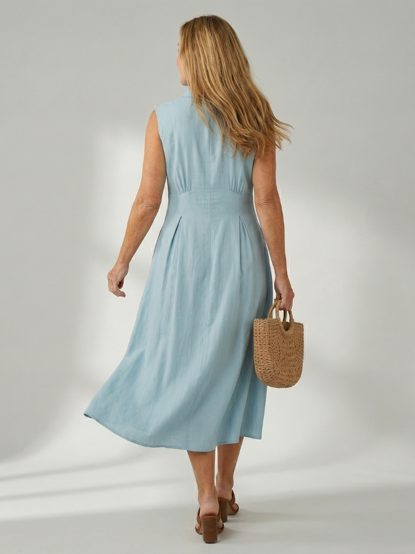 Celyn | Robe Midi à Boutons