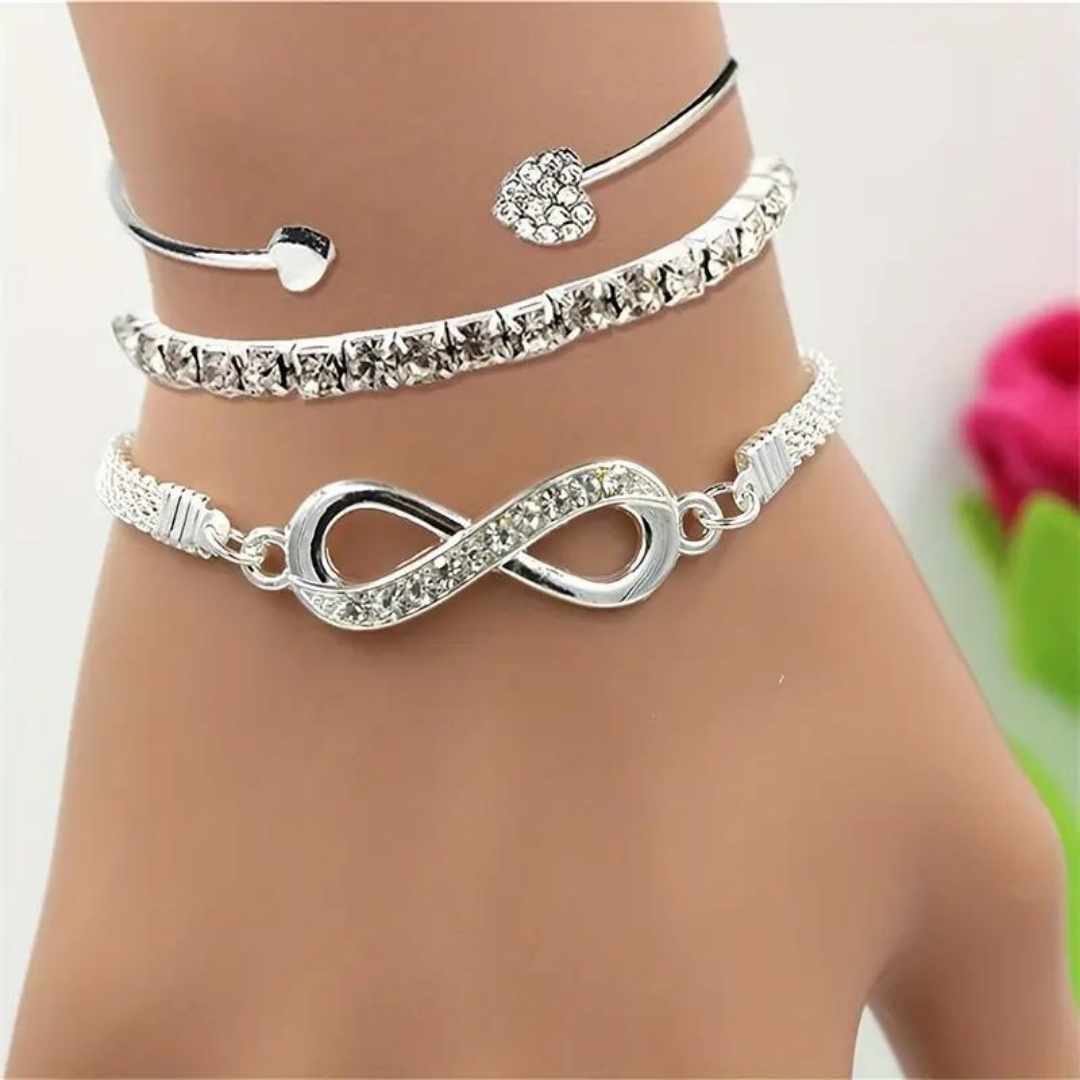TimelessLove | Ensemble de Bracelets 3-Pièces