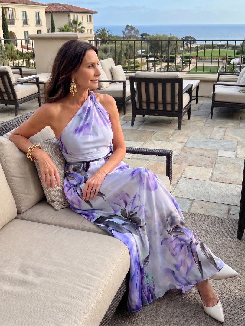Hester | Robe Maxi à Bretelles Douces et Fluide