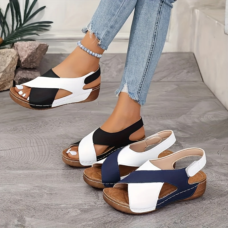 Coni | Confortable et léger - Sandales à talons compensés