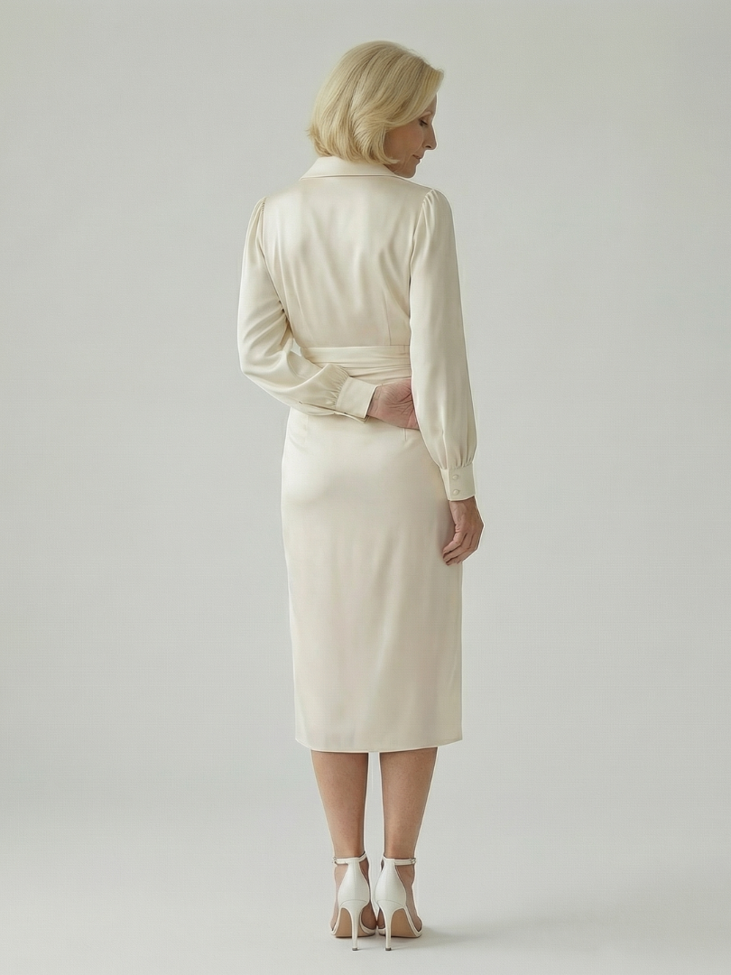 Eloria | Robe Midi Front Calme