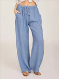 MOREAU LYON | PANTALONS CLASSIQUES À JAMBES LARGES POUR FEMMES