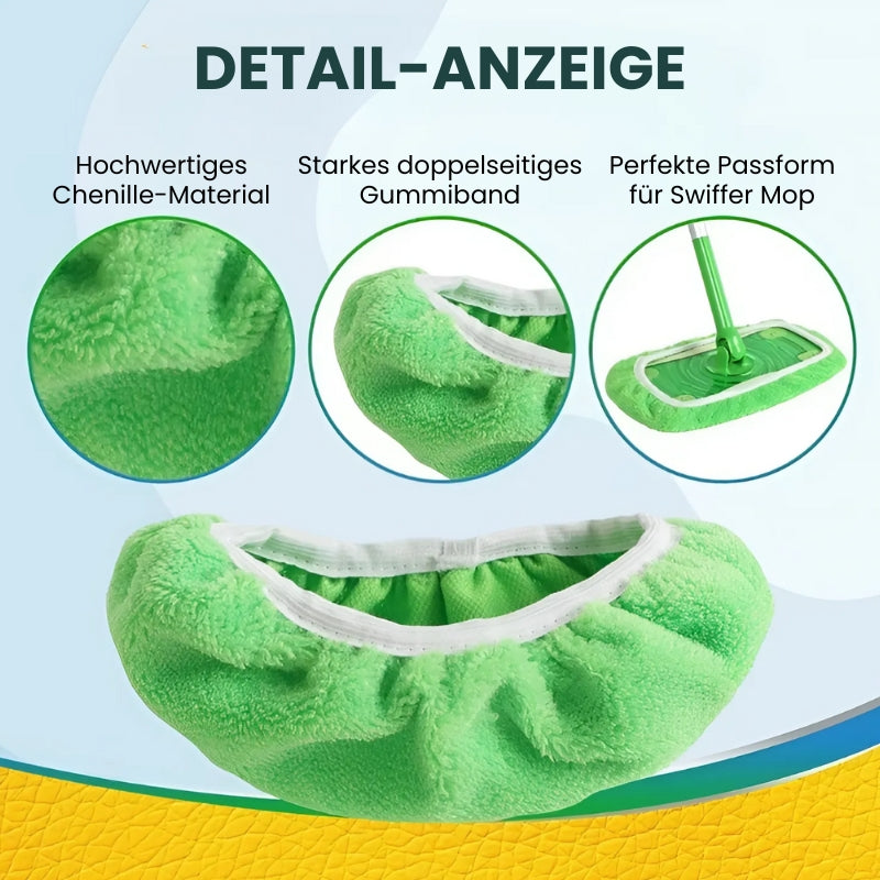 SwiftWash Mop Remplacements | Chiffon en Microfibre Réutilisable