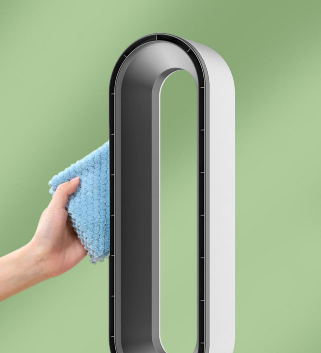 Climora Ventilateur Silencieux | Refroidissement, Purification & Rafraîchissement 3-en-1 avec Oscillation de 90°