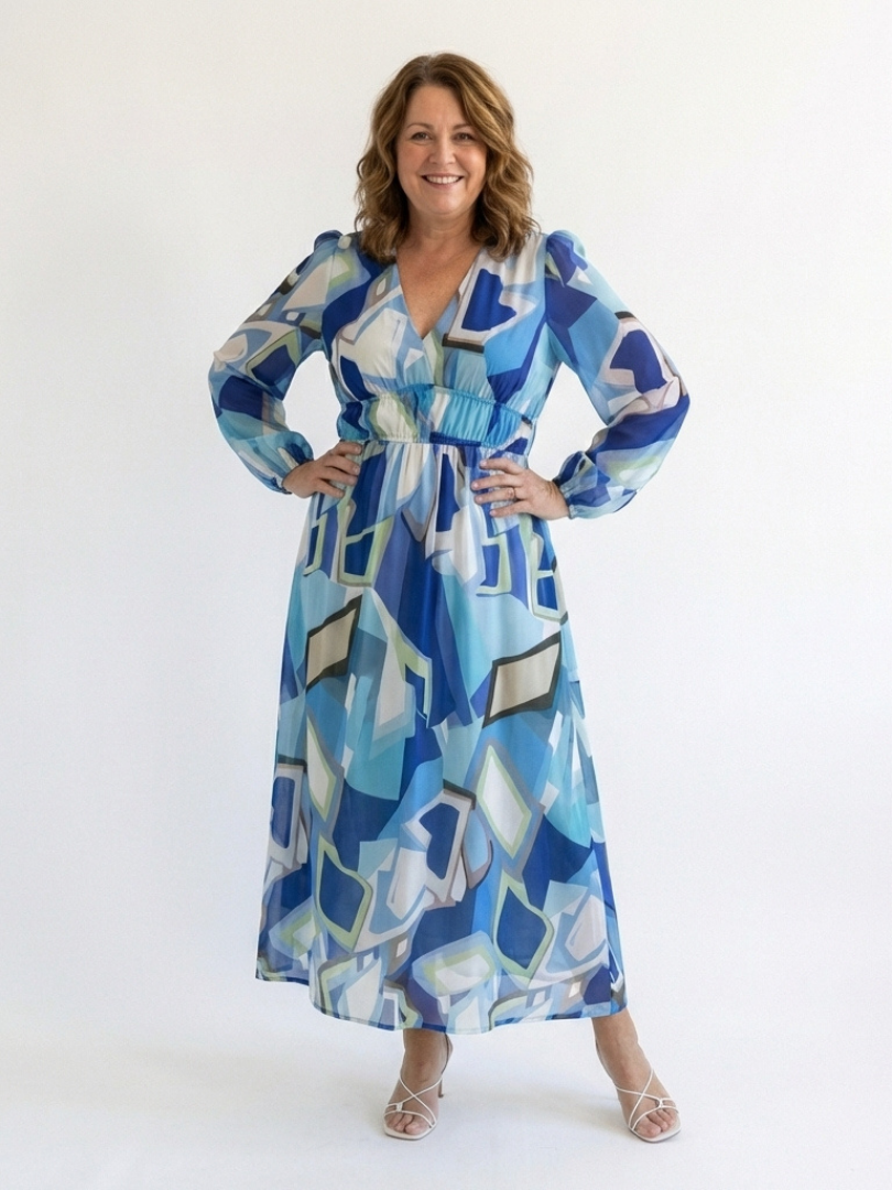 Althea | Robe Maxi Florale à Manches Longues