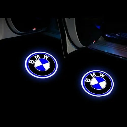 Éclairage de Porte LED Auto Projection Lumière 3D Capteur Magnétique Montage Facile