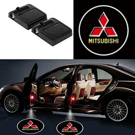 Éclairage de Porte LED Auto Projection Lumière 3D Capteur Magnétique Montage Facile