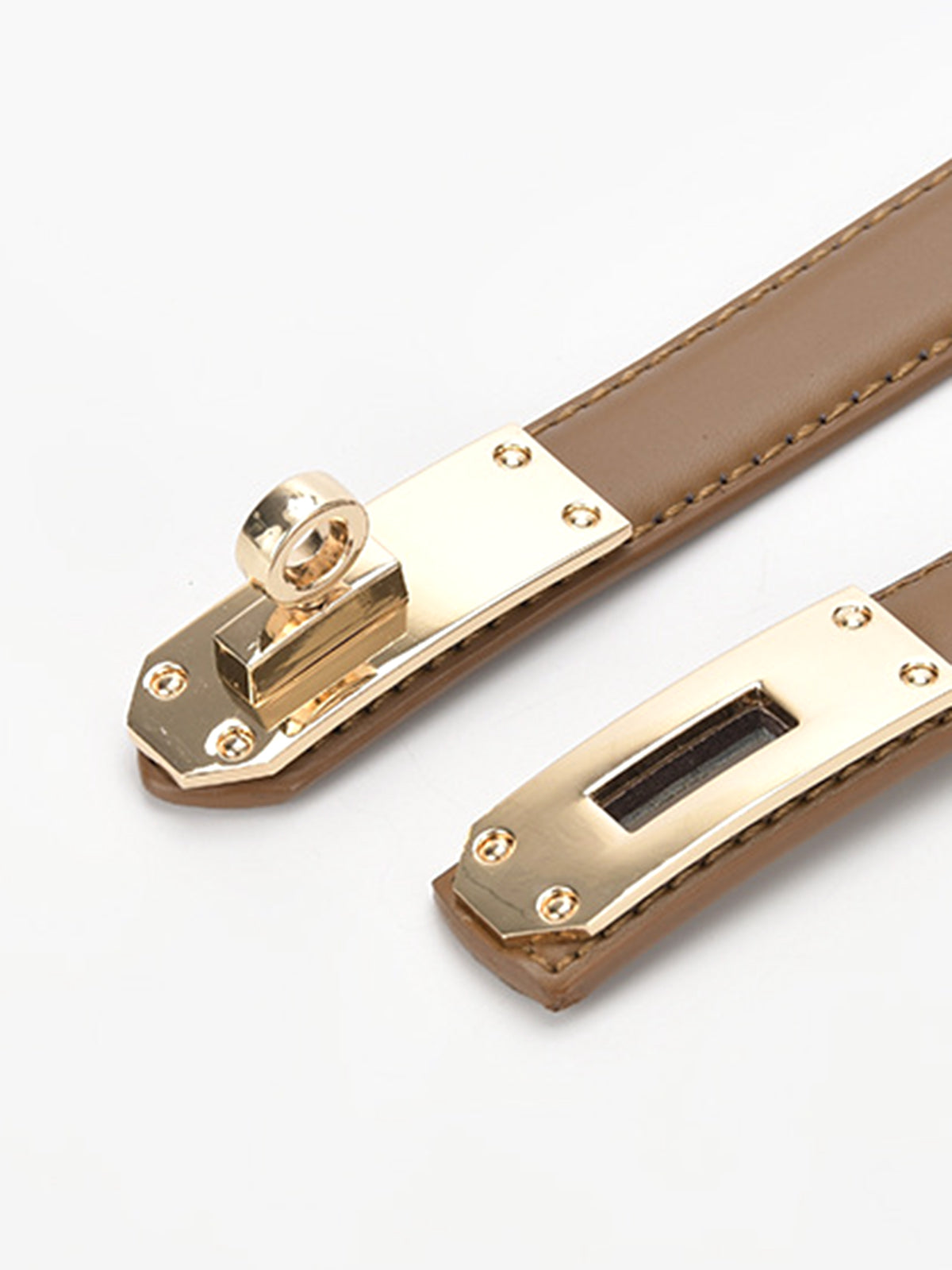 Ceinture Taille Or à Fermeture Twist