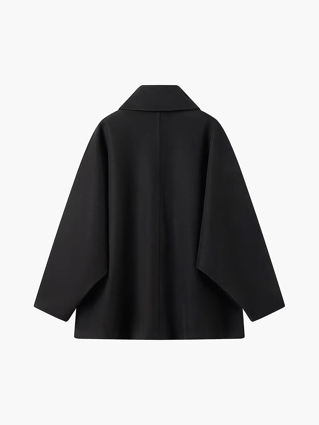 Manteau oversize en mélange de laine avec fermeture à boutons