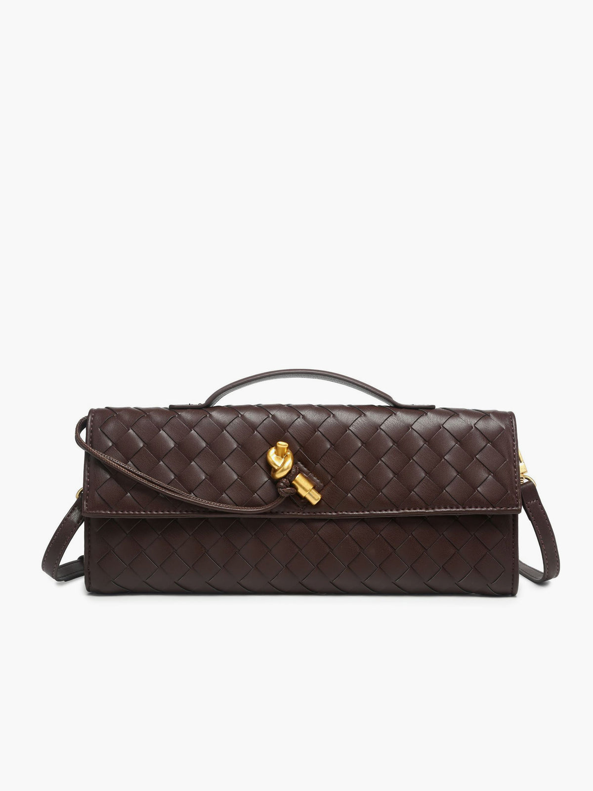 Sac à main en toile avec rabat