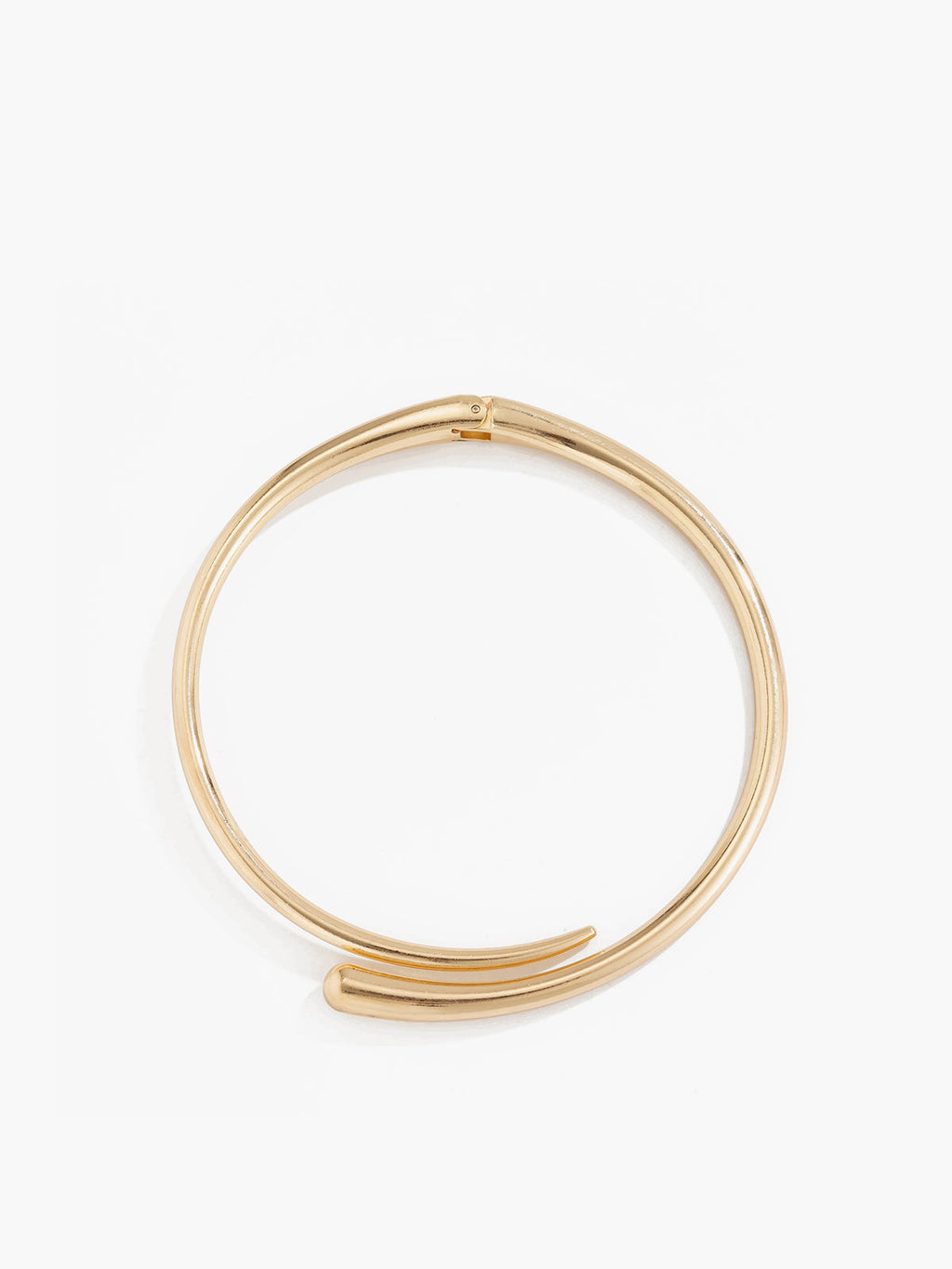 Collier Choker Ouvert en Forme de Goutte d'Eau Doré