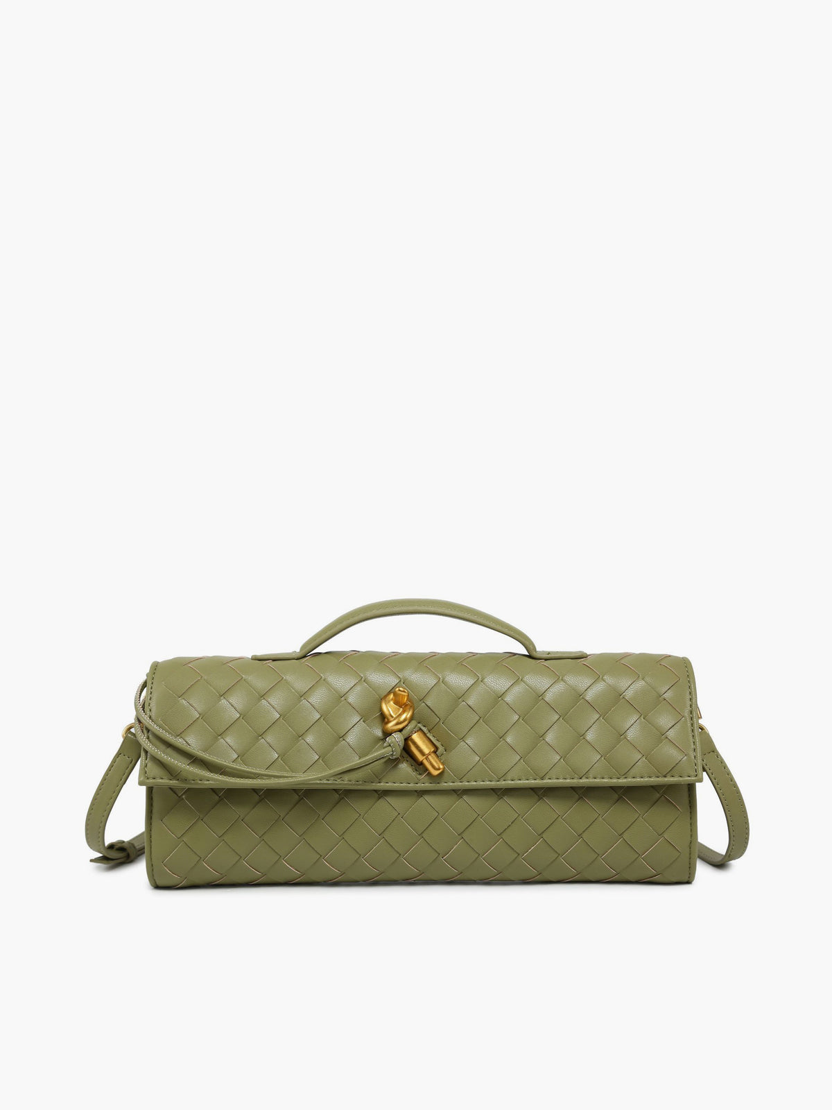 Sac à main en toile avec rabat