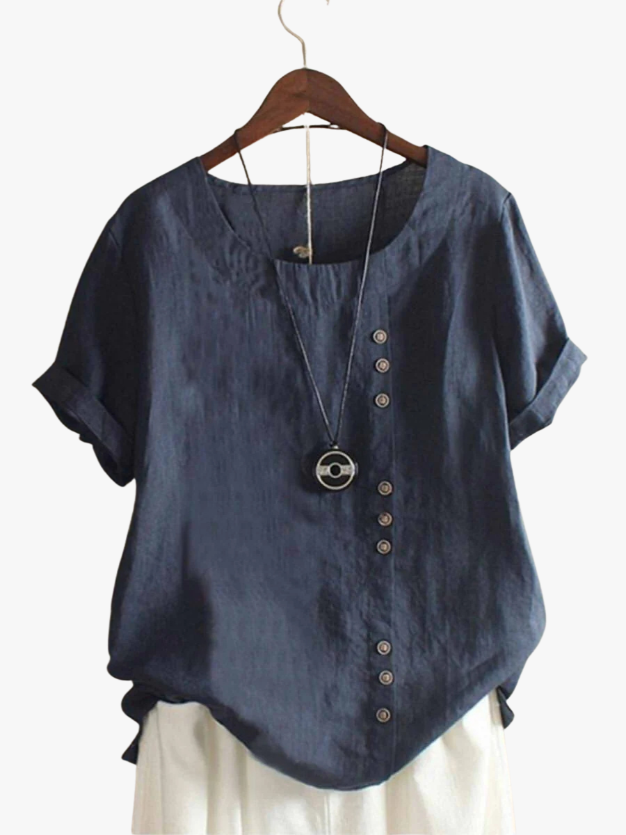 MOREAU LYON | BLOUSE EN COTON À BOUTONS POUR FEMMES