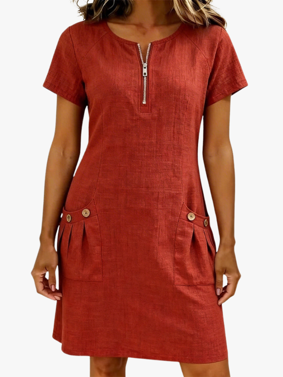 MOREAU LYON | UNE ROBE ZIP EN LIGNE POUR FEMMES