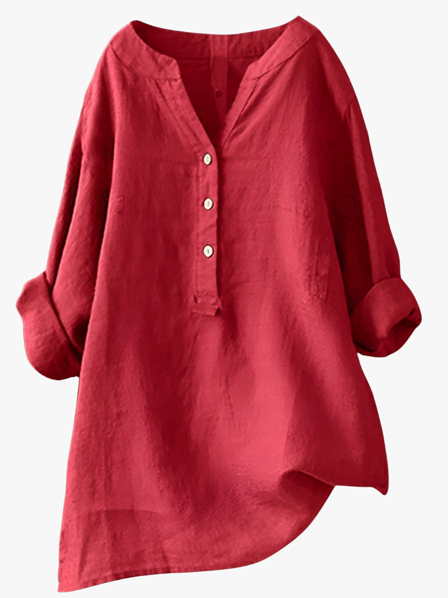 MOREAU LYON | BLOUSE EN MÉLANGE DE LIN POUR FEMMES