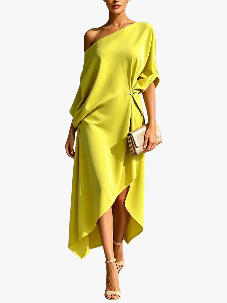 MOREAU LYON | ROBE CHIC ASYMÉTRIQUE POUR FEMMES