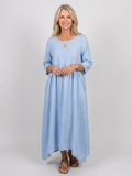 Beatrice | Robe Midi à Manches Trois Quarts