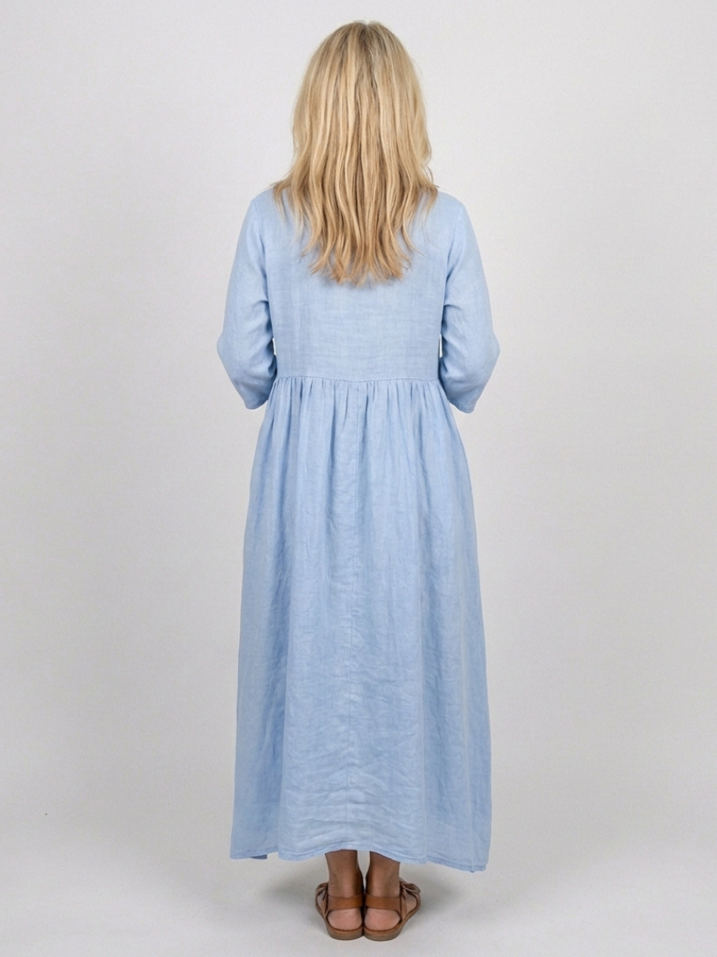 Beatrice | Robe Midi à Manches Trois Quarts