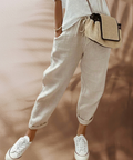 Bibi – Pantalon d'été tendance et décontracté pour femmes