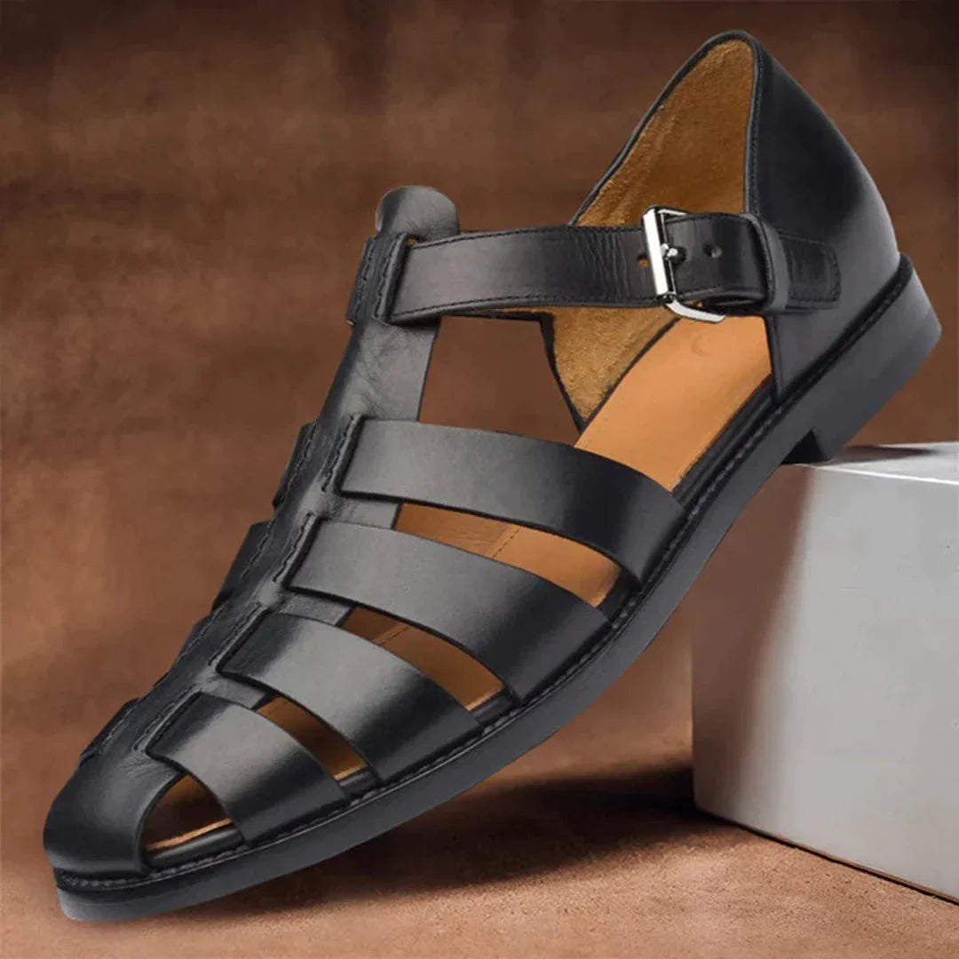 Sandales d'été en cuir pour hommes