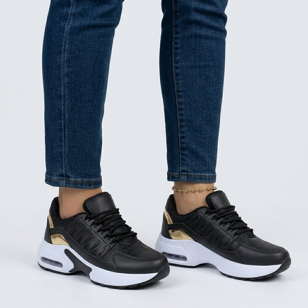 Baskets Orthopédiques Femme Confort Semelle Rembourrée Marche