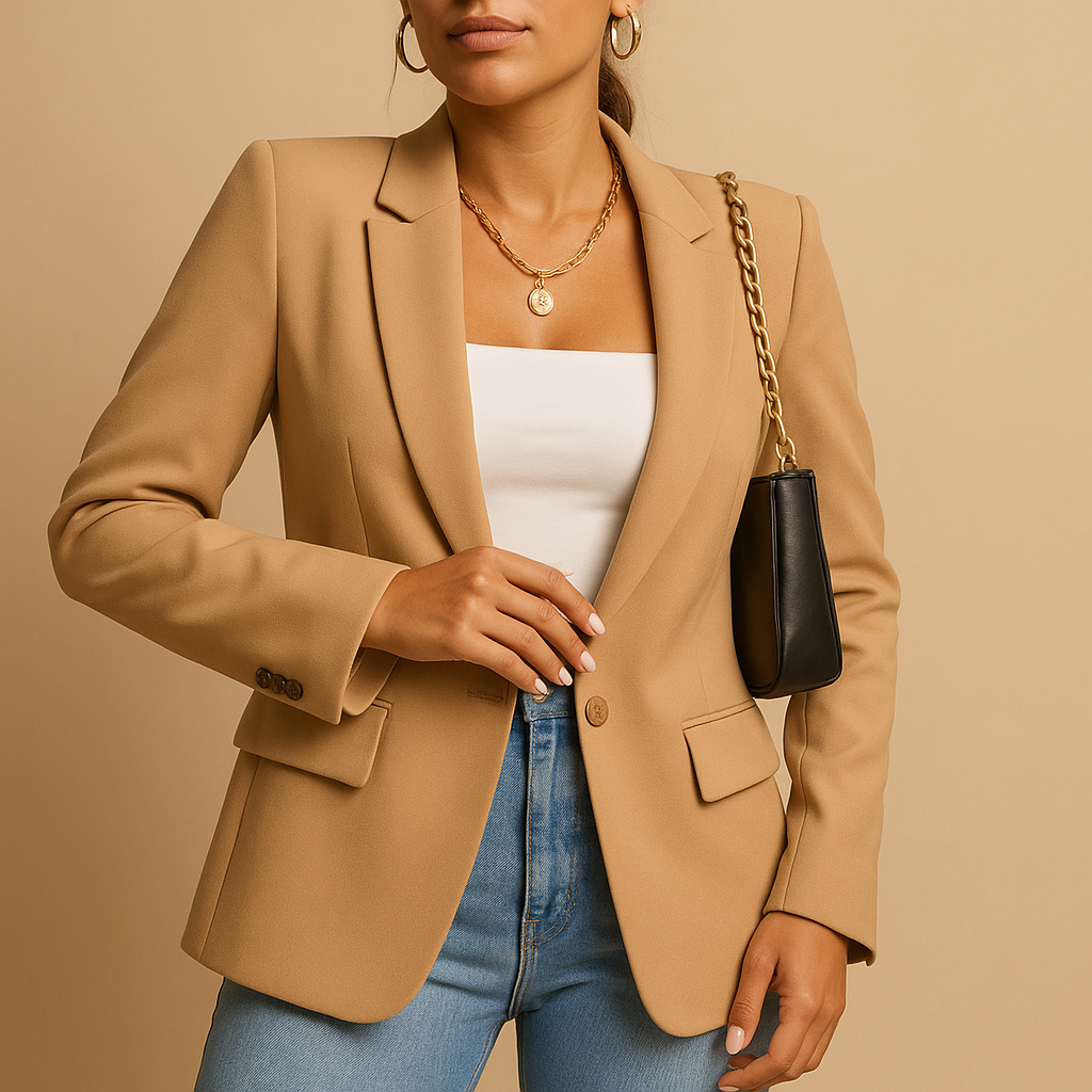 Blazer Femme | Coupe droite & silhouette claire
