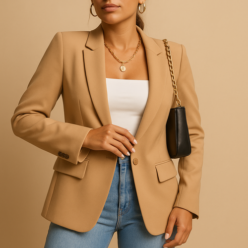 Blazer Femme | Coupe droite & silhouette claire