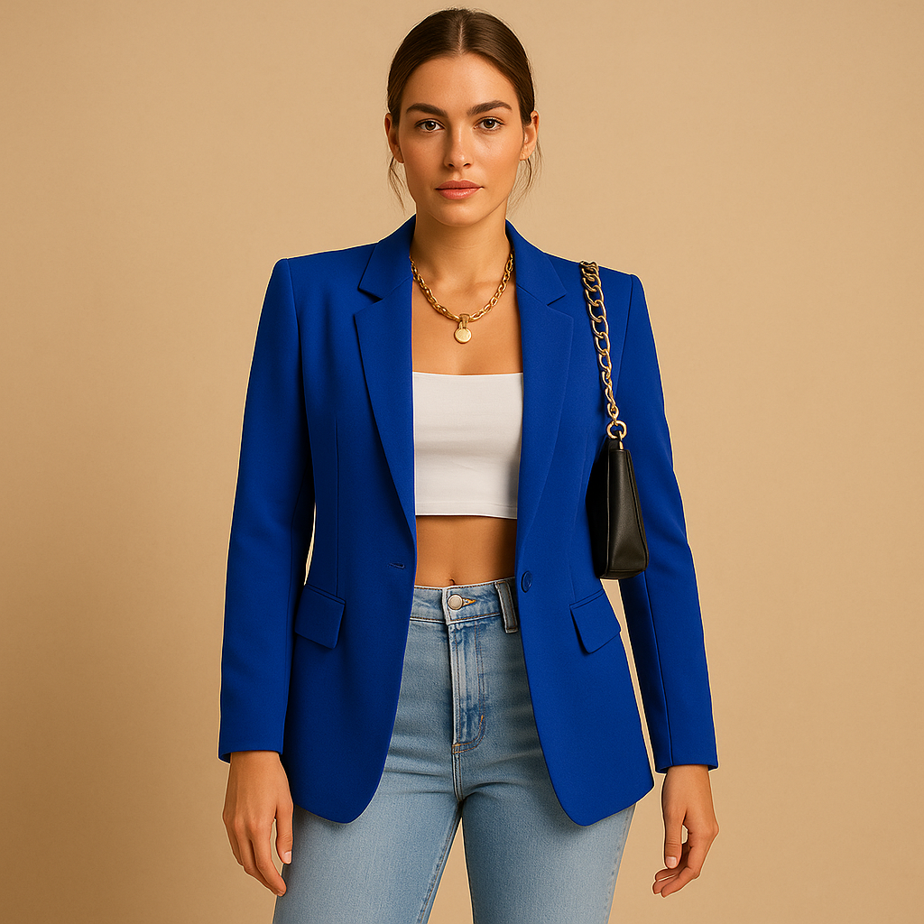 Blazer Femme | Coupe droite & silhouette claire