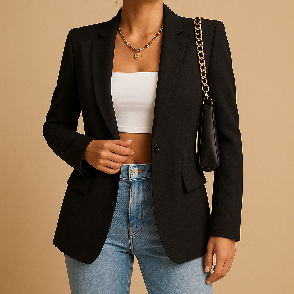 Blazer Femme | Coupe droite & silhouette claire