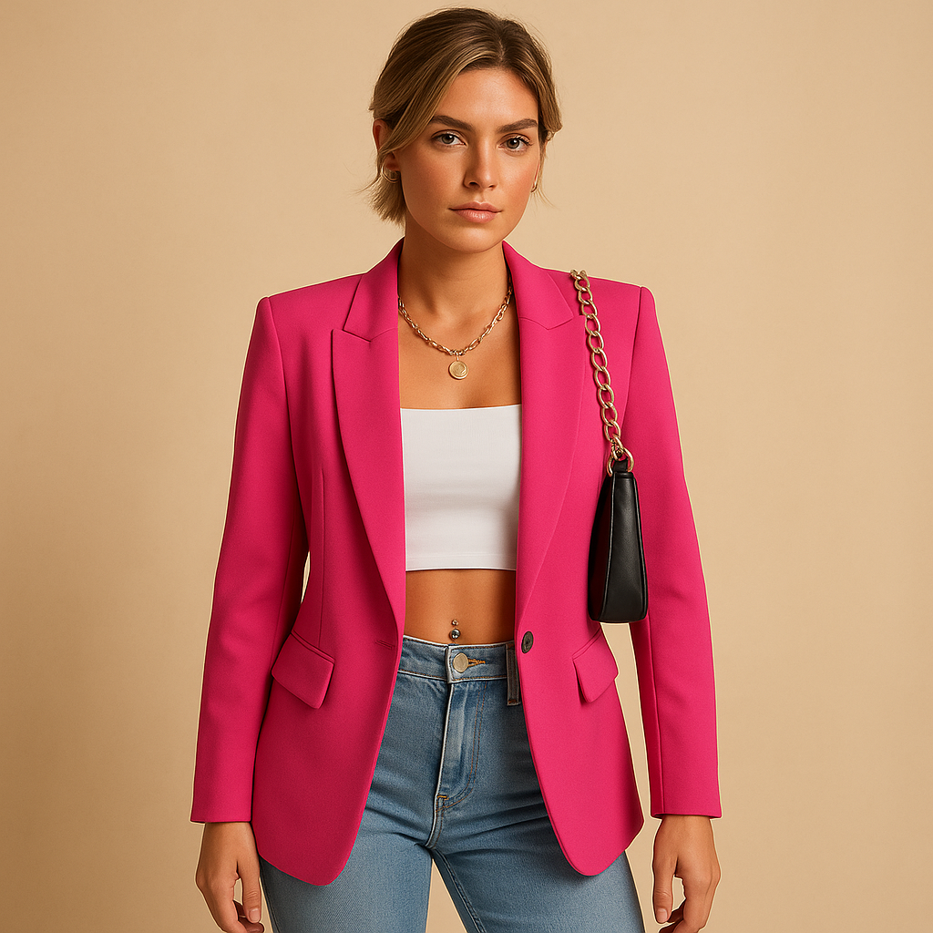 Blazer Femme | Coupe droite & silhouette claire