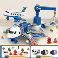SKYQUEST – Ensemble d'aventure AirPlay avec avion et véhicules pour enfants créatifs