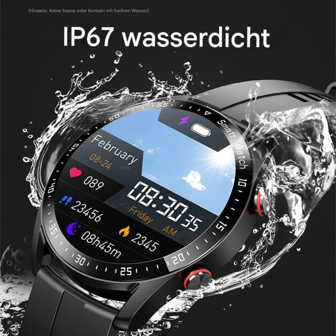 Montre Connectée Bluetooth | Suivi de Fréquence Cardiaque & SpO₂