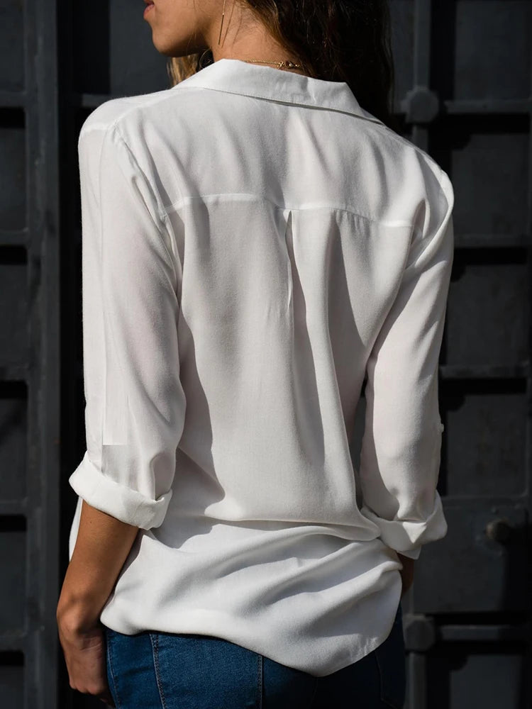 Blouse Femme | Col Chemise & Boutonnage pour un look épuré
