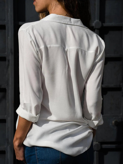 Blouse Femme | Col Chemise & Boutonnage pour un look épuré