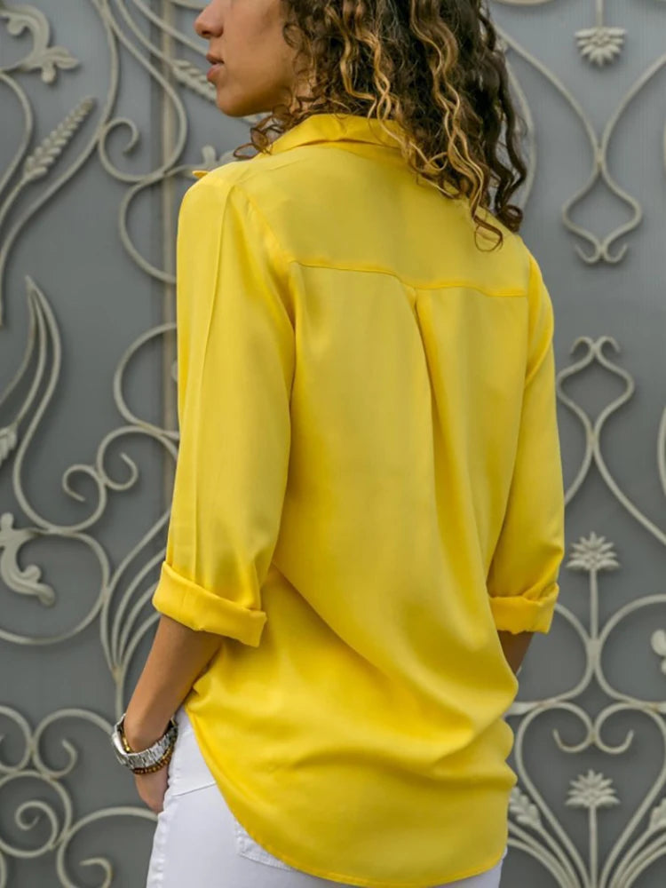 Blouse Femme | Col Chemise & Boutonnage pour un look épuré