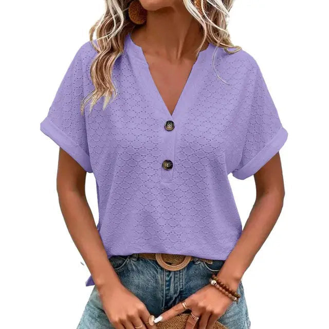 Blouse Femme | Col V & Décontractée