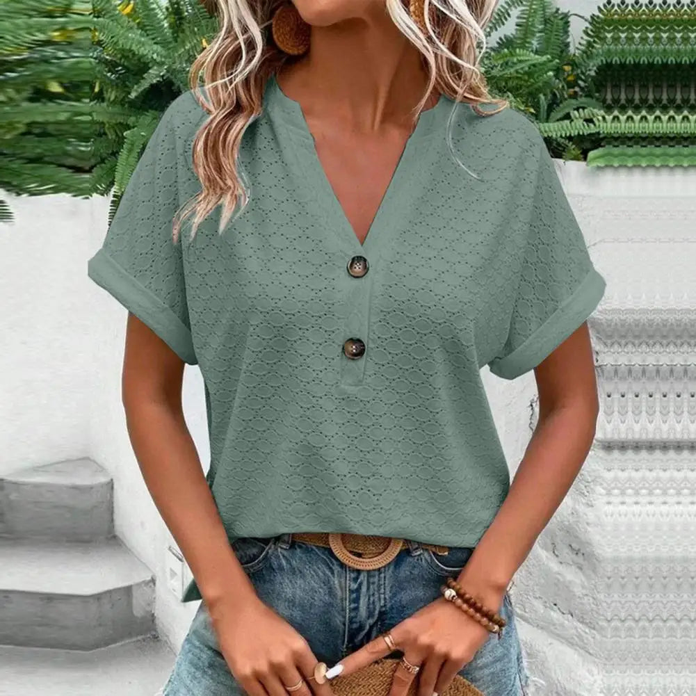 Blouse Femme | Col V & Décontractée