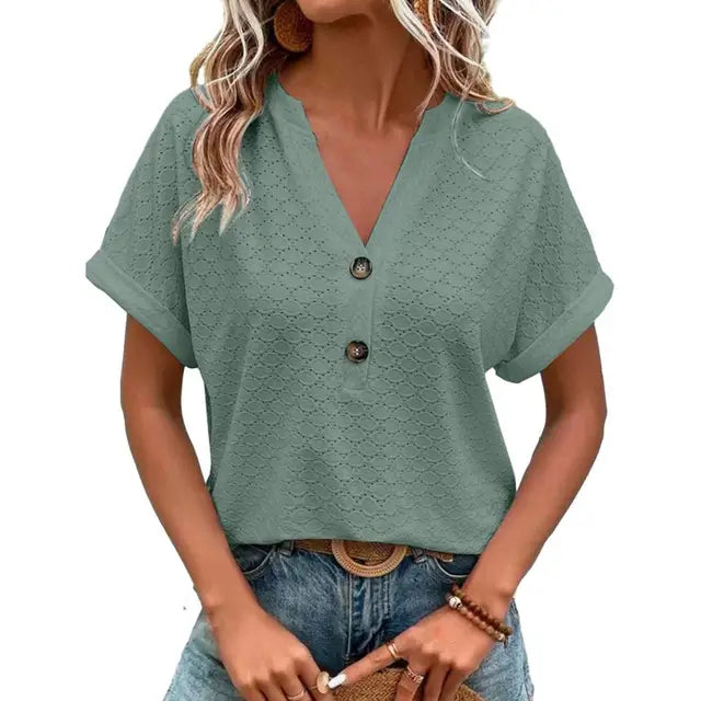 Blouse Femme | Col V & Décontractée