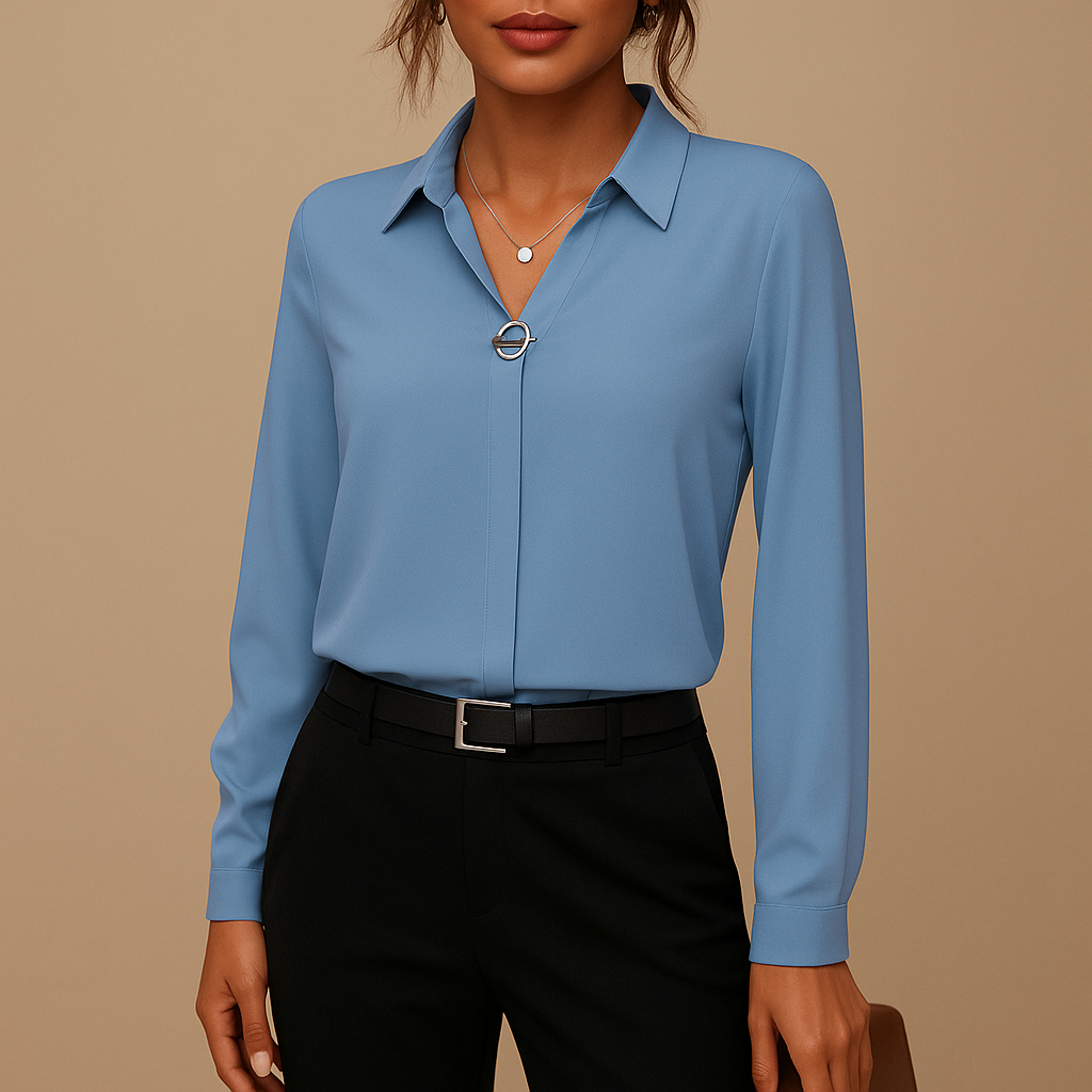 Blouse Femme | Col en V & Look soigné