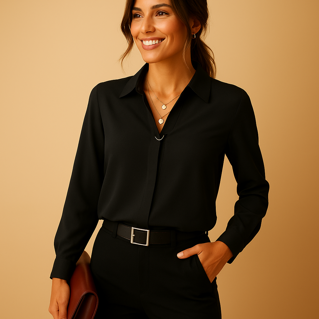 Blouse Femme | Col en V & Look soigné