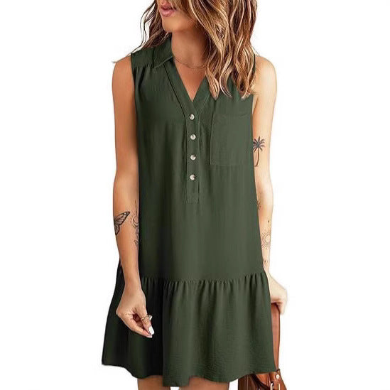 Robe Chemise Femme | Décontractée & Avec Ourlet Volant