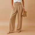 Pantalon Femme | Jambes Amples & Taille Élastique