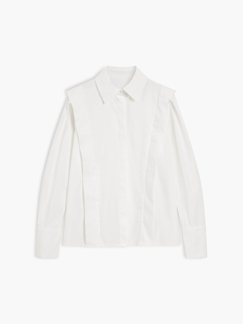 Chemise Carrée à Col Boutonné