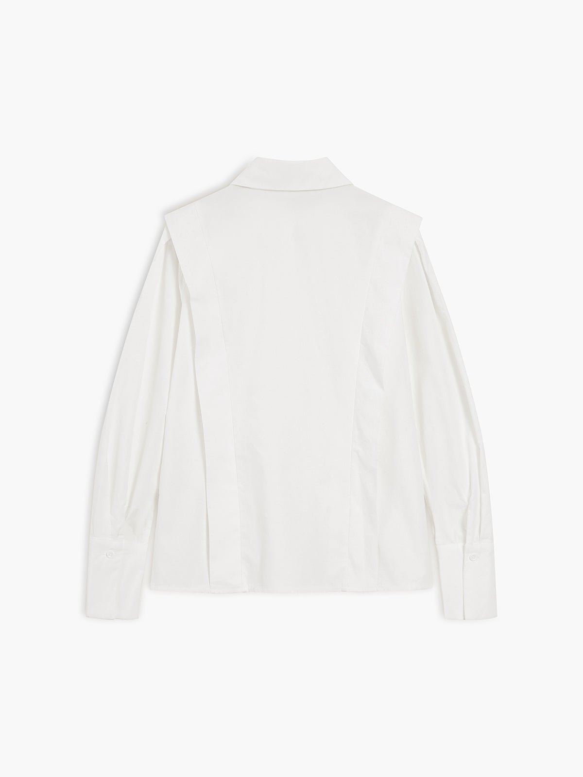 Chemise Carrée à Col Boutonné
