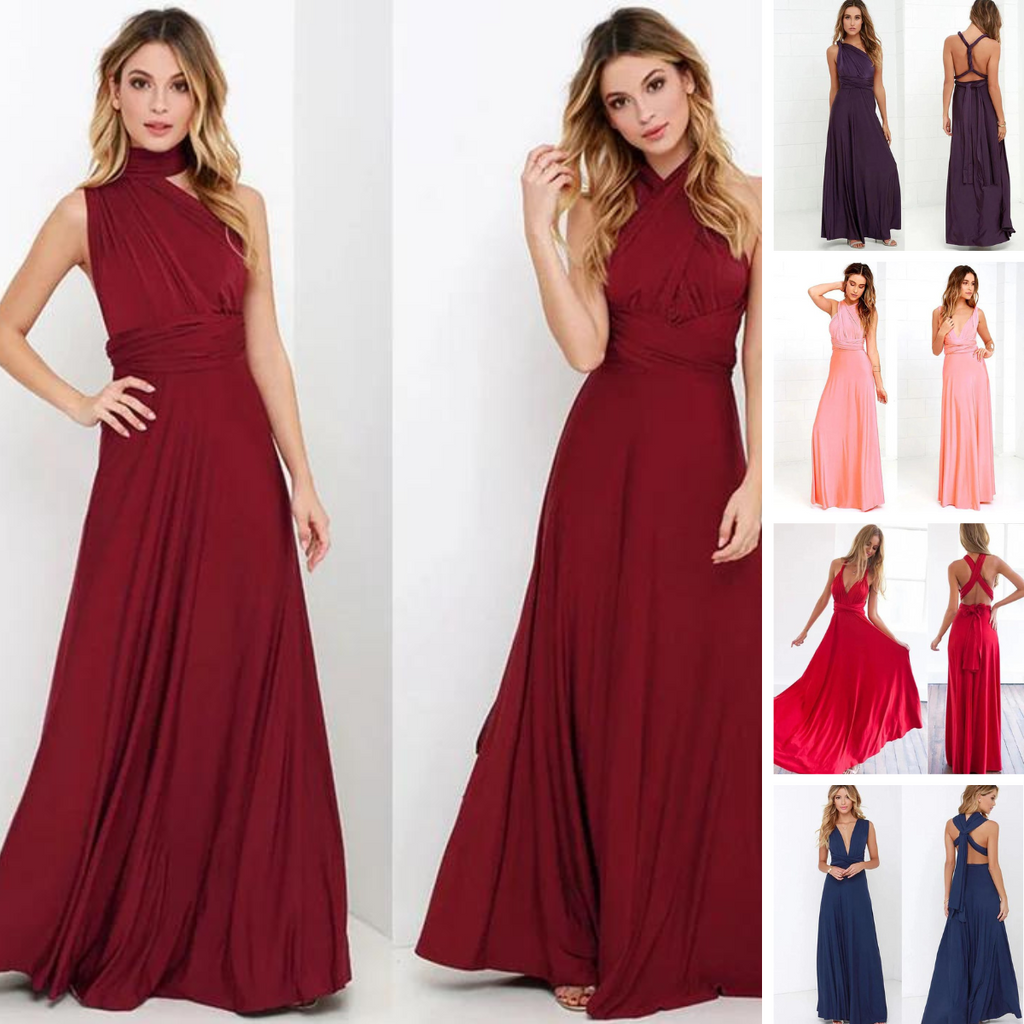 Robe portefeuille élastique pour femmes avec bretelles pour un ajustement parfait