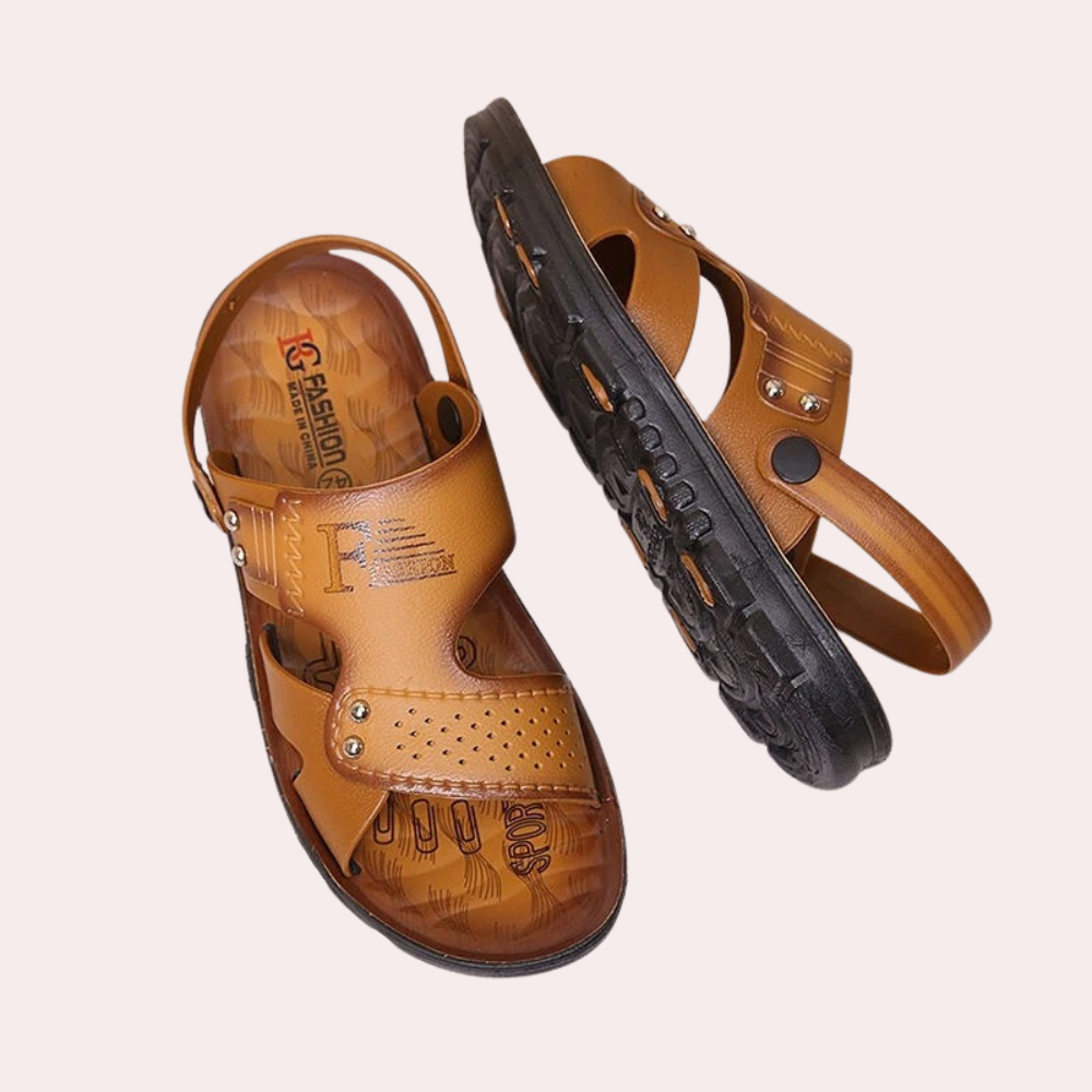 Sandales d'Été pour Homme – Cuir Respirant & Confort Durable