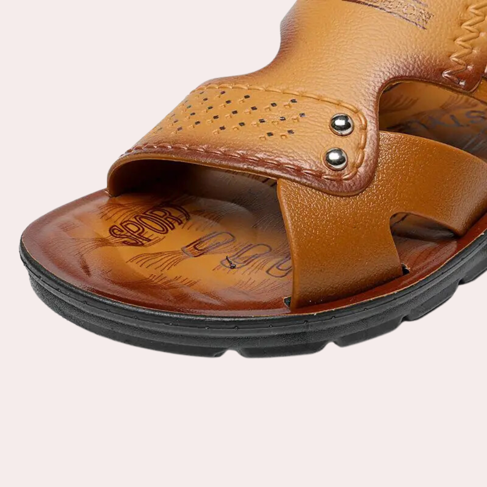 Sandales d'Été pour Homme – Cuir Respirant & Confort Durable