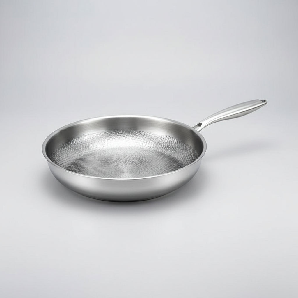 FORGEON – Poêle antiadhésive en titane martelé pour plaques à induction et la cuisine quotidienne