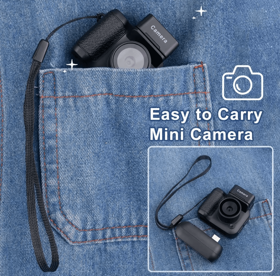 MiniVision HD 1080P Minicaméra | Compacte, Polyvalente et Puissante