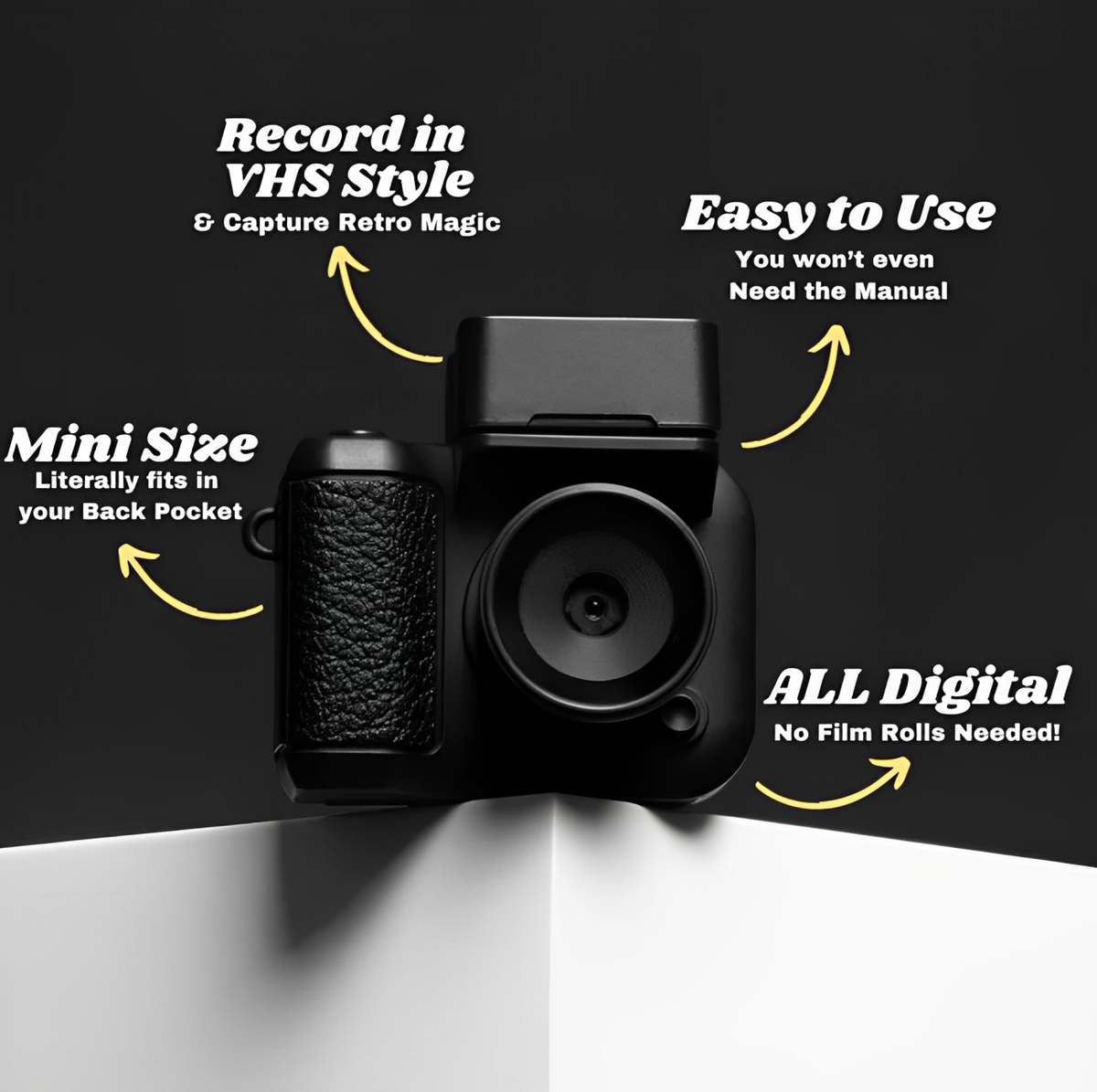 MiniVision HD 1080P Minicaméra | Compacte, Polyvalente et Puissante